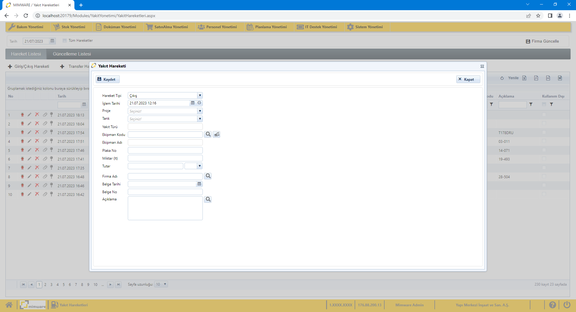 Adding Fuel Movements