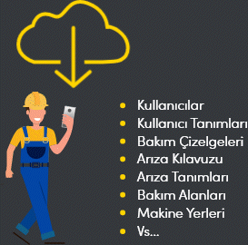 Bakım / Arıza Saha Öncesi Güncel Verilerin Telefona İndirilmesi